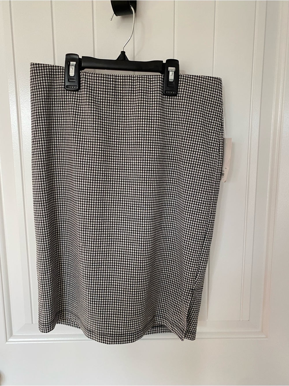 Kohl's SO Black and White Houndstooth Midi Pencil Skirt